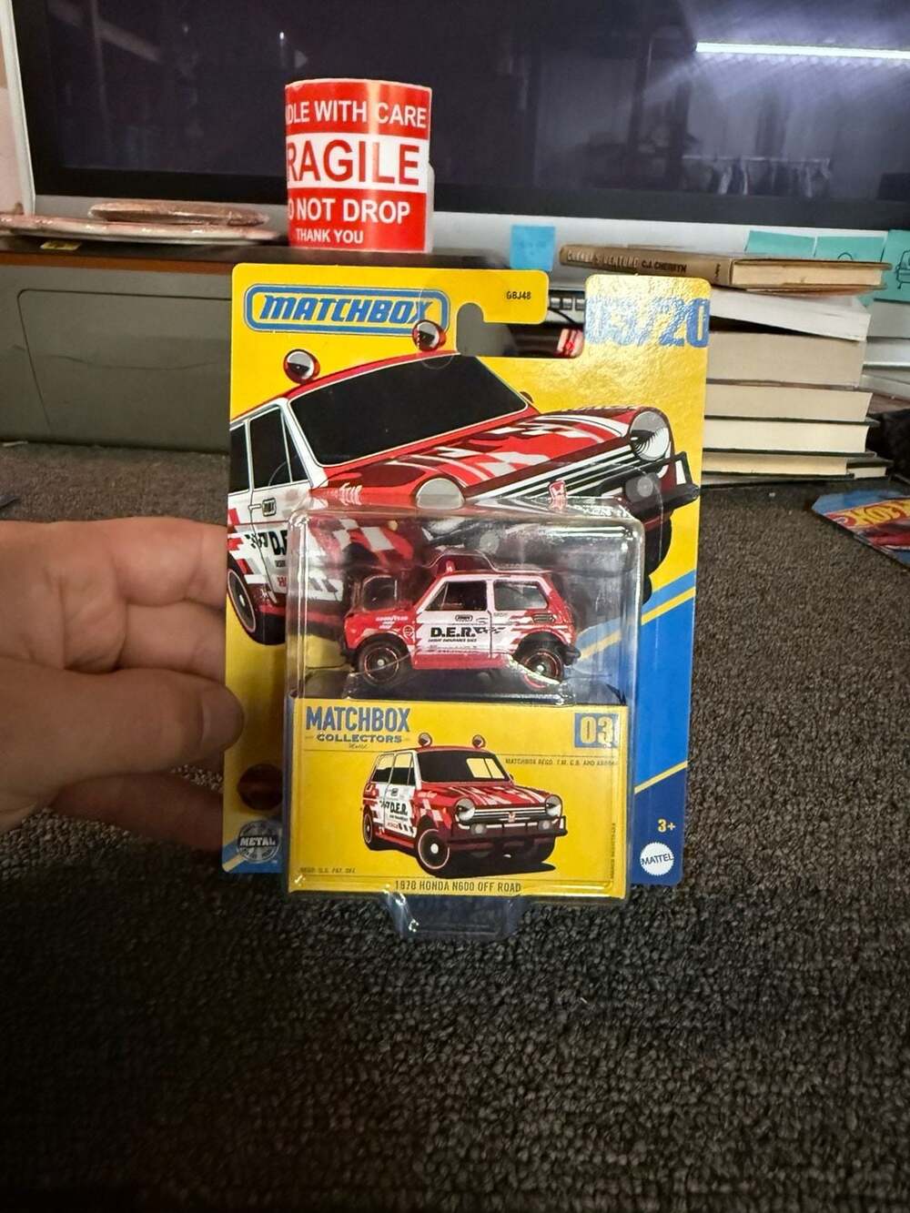 Matchbox Collectors 1970 Honda N600 Off Road 03/20 Red Diecast Car